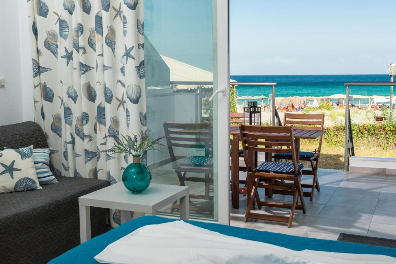 Artemis Beach Apartments Chrisi Ammoudia Exteriör bild