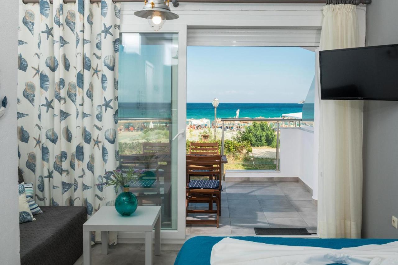 Artemis Beach Apartments Chrisi Ammoudia Exteriör bild