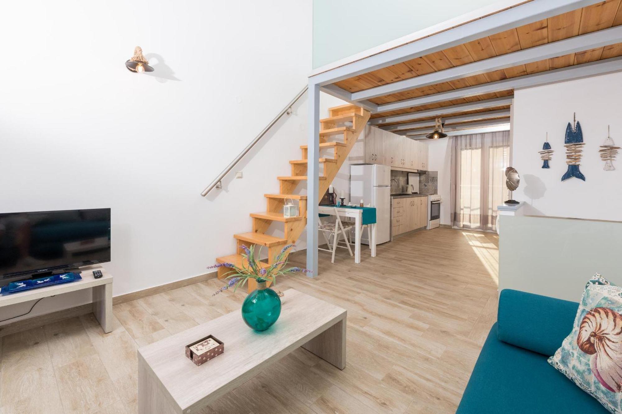 Artemis Beach Apartments Chrisi Ammoudia Exteriör bild