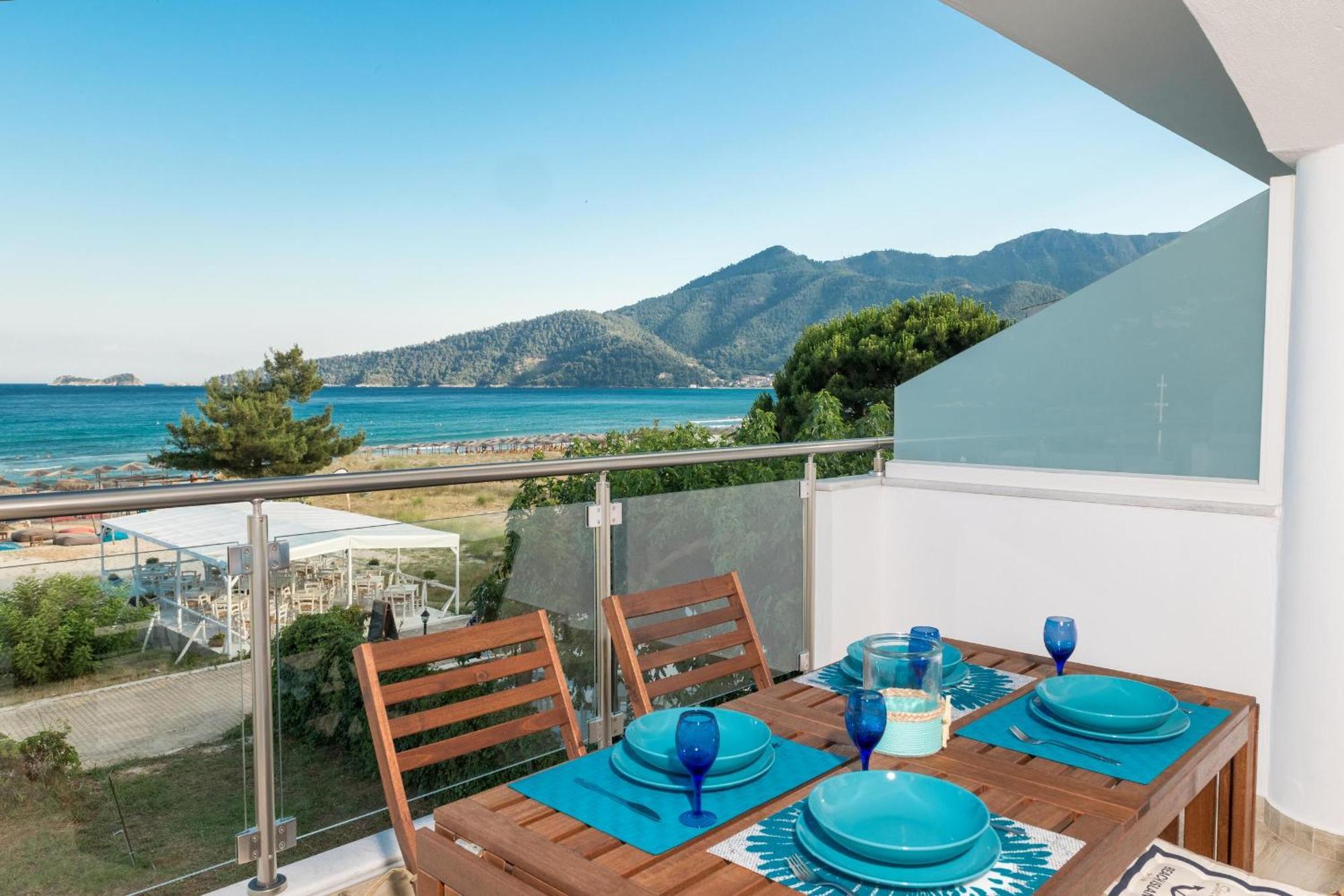 Artemis Beach Apartments Chrisi Ammoudia Exteriör bild